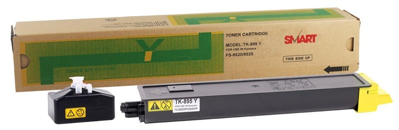 Kyocera Mita TK-895 Smart Sarı Toner  FS-C 8020-8025-8520-8525