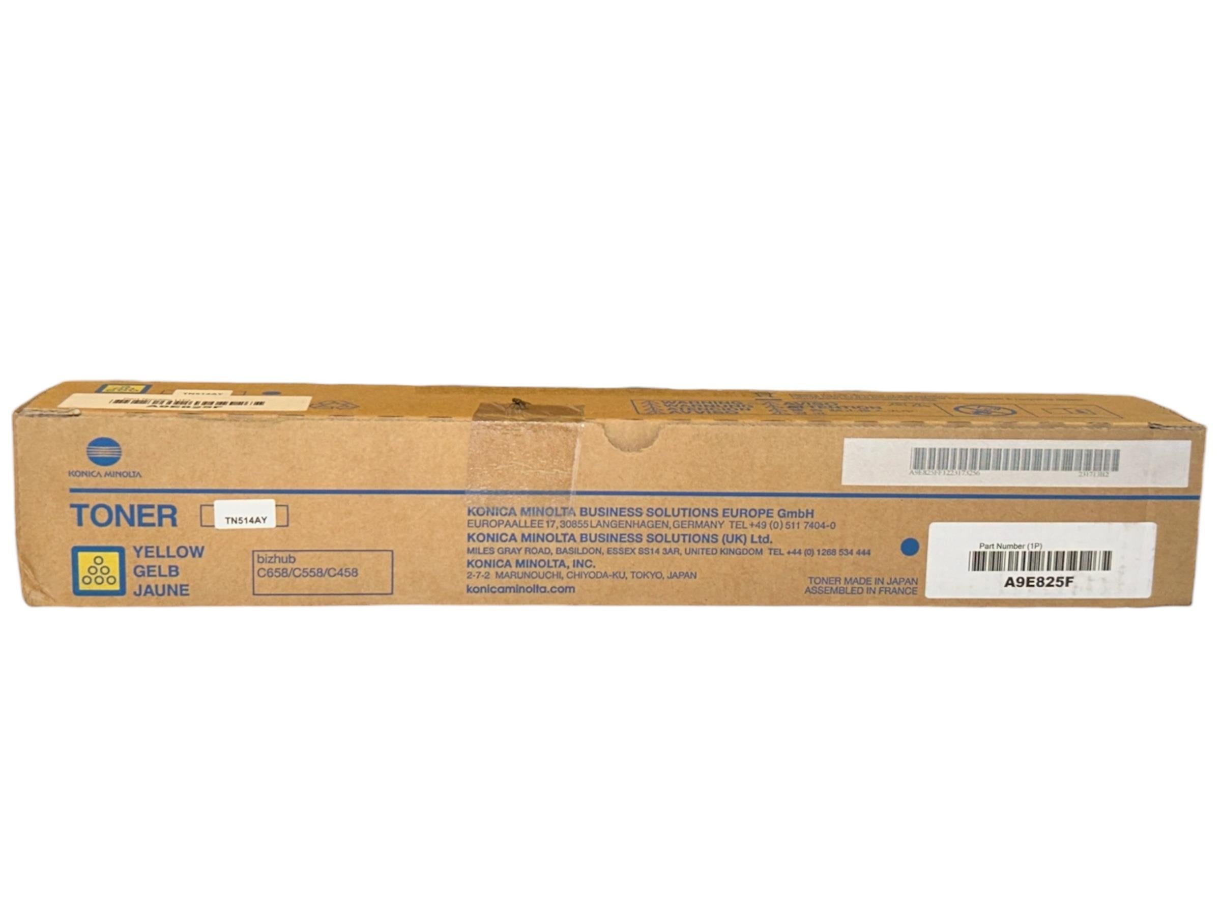 Minolta TN-514 Orjinal Sarı Lower Toner C-458 C-558 C-658  A9E825H