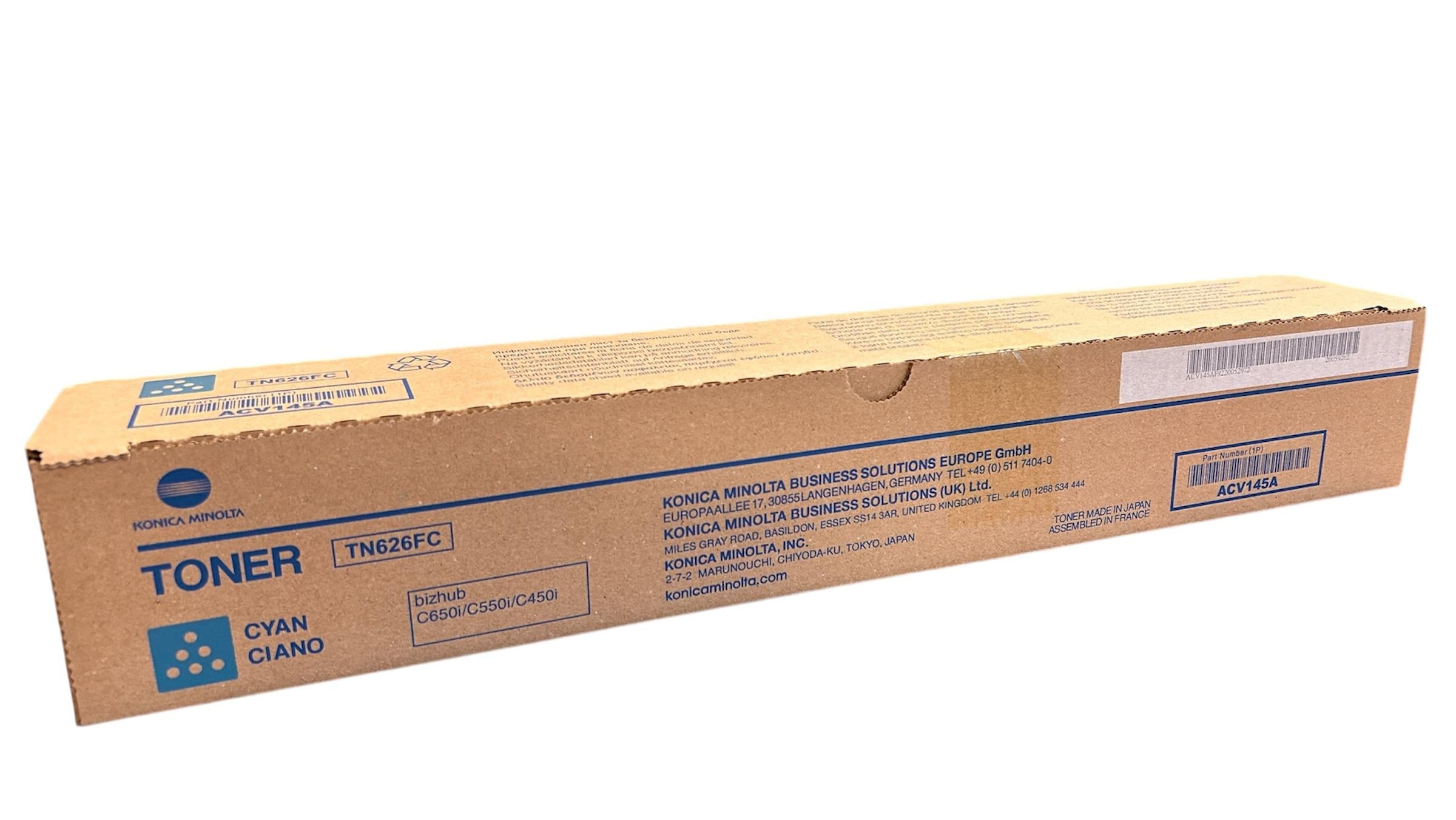 Minolta TN-626 Orijinal Mavi Toner Bizhub C-450i C-550i C-650i ACV1450