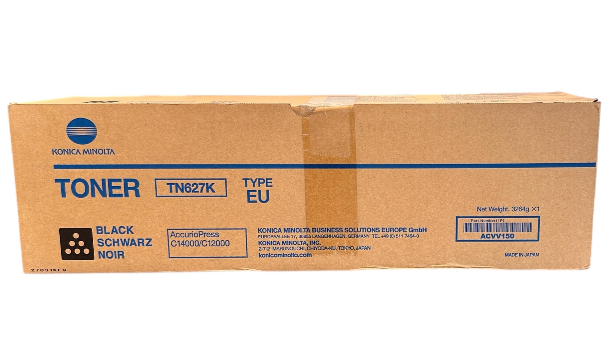 Minolta TN-627 Orjinal Siyah Toner AccurioPress C-12000 C-14000 ACVV150