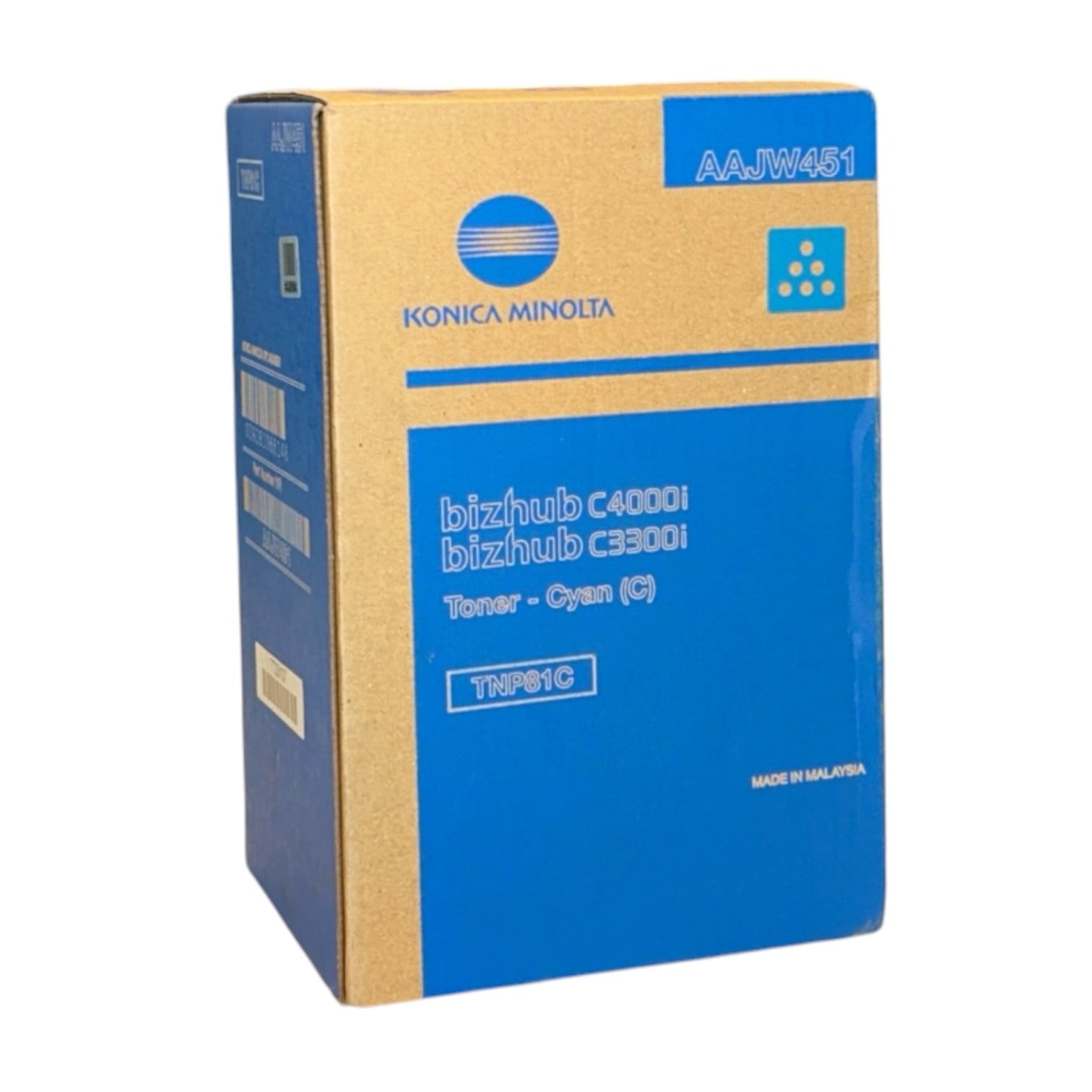 Minolta TNP-81 Orijinal Mavi Toner Bizhub C-3300i C-4000i