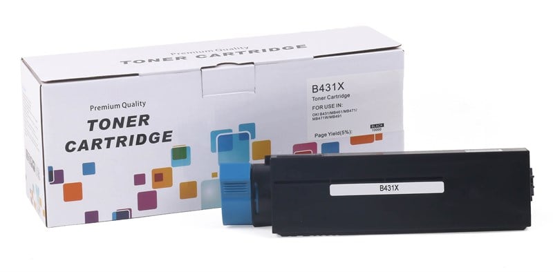 Oki B431X Muadil Toner (B431-MB461-MB471-MB471W-MB491)(44574901)(10k)