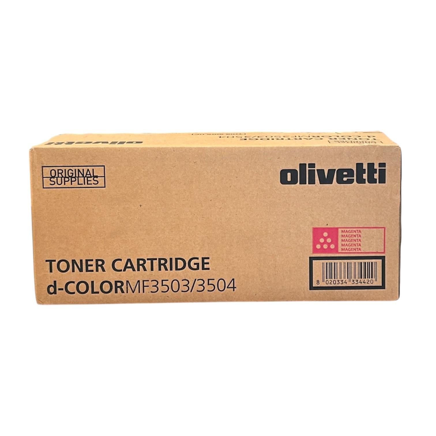 Olivetti D-Color MF3504 Orijinal Kırmızı Toner B1186