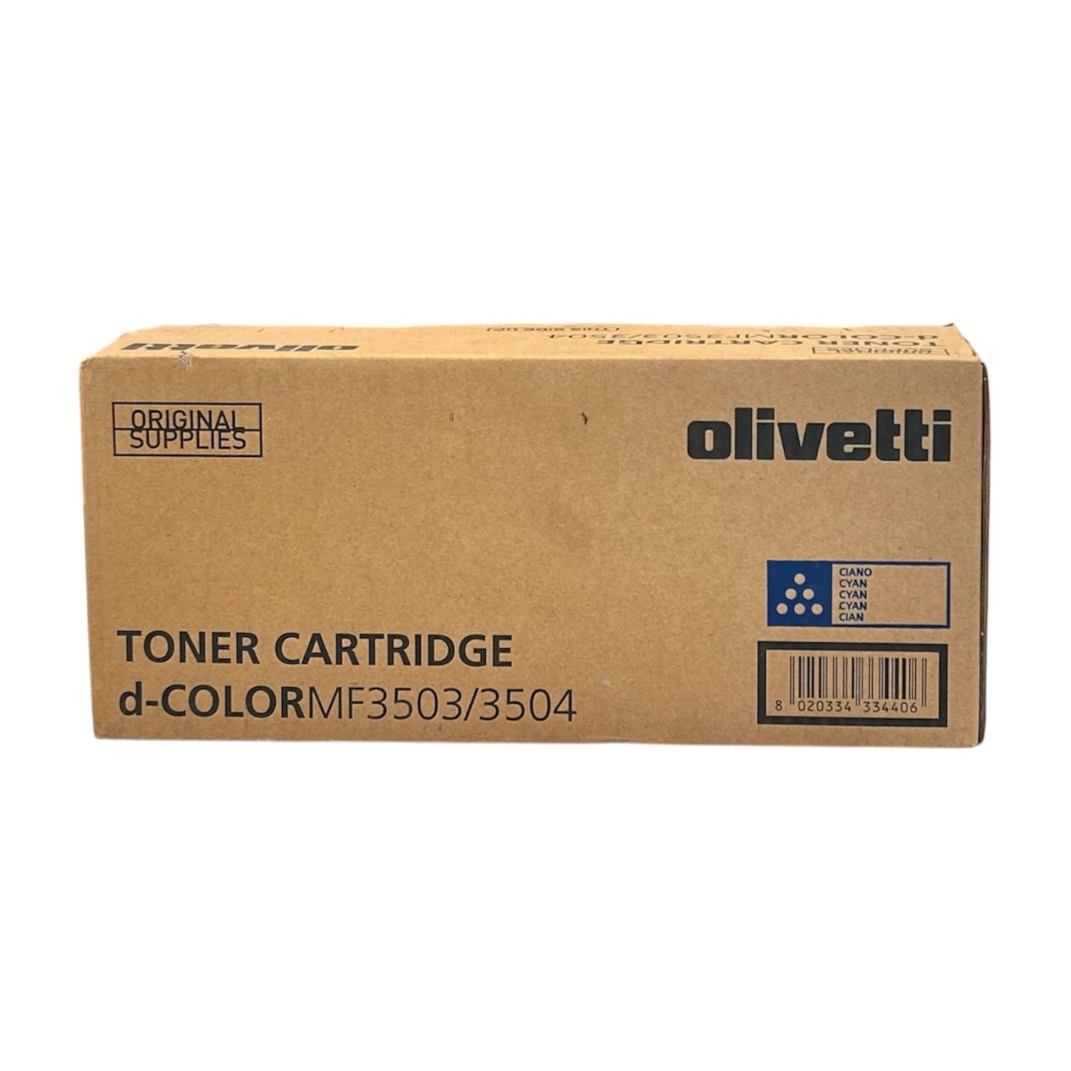 Olivetti D-Color MF3504 Orijinal Mavi Toner B1184