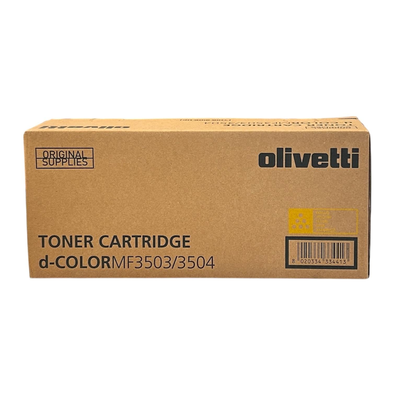 Olivetti D-Color MF3504 Orijinal Sarı Toner B1185