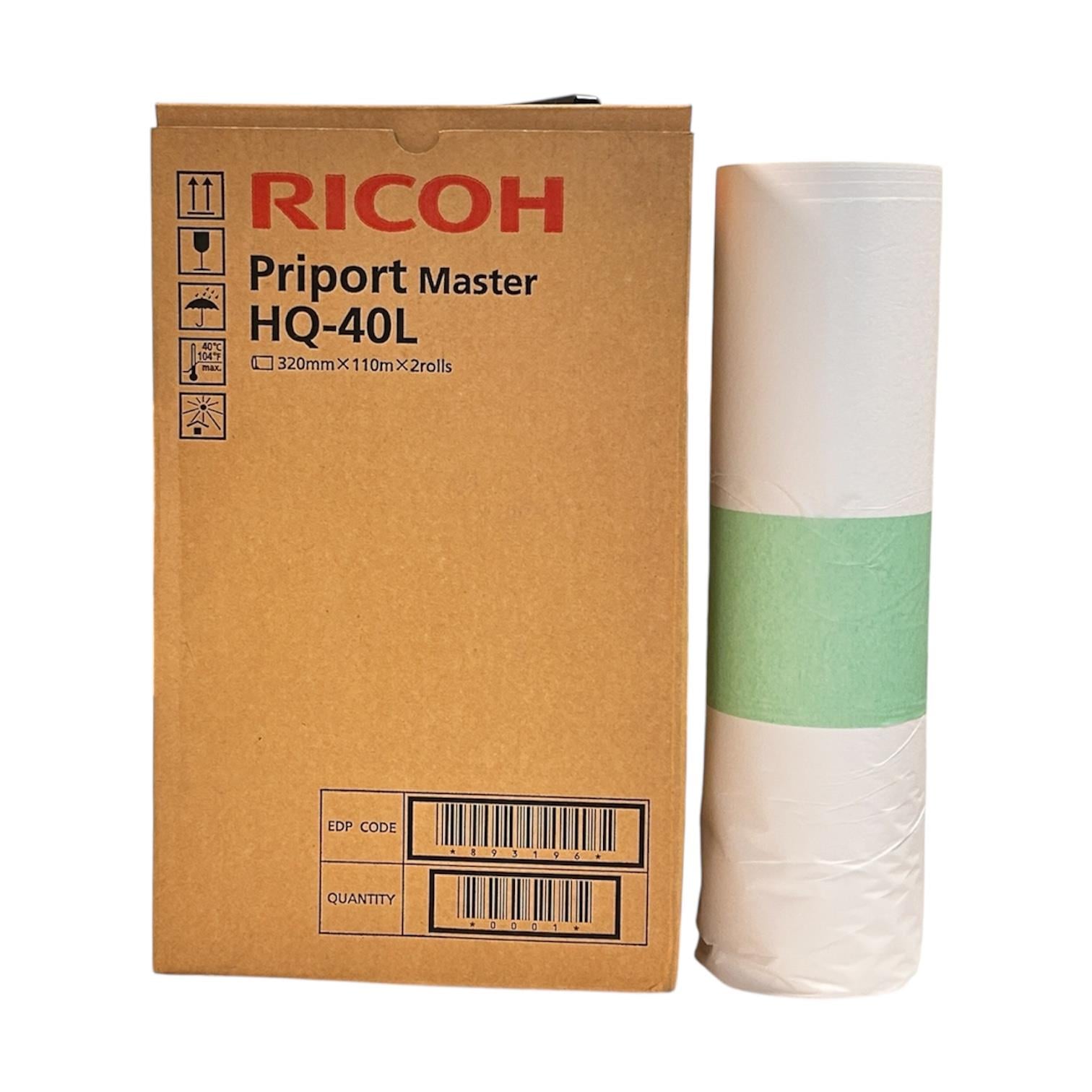 Ricoh HQ-40L Orjinal Master JP-4500  CP-6200  CP-6244  (893196) (Adet Fiyat)