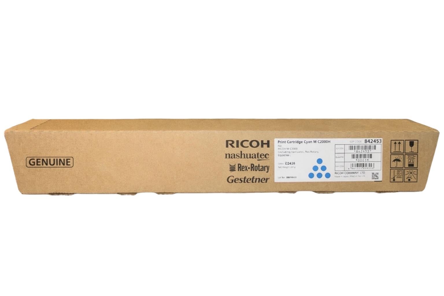 Ricoh M C2000H M C2001H Orijinal  Mavi Toner 842453