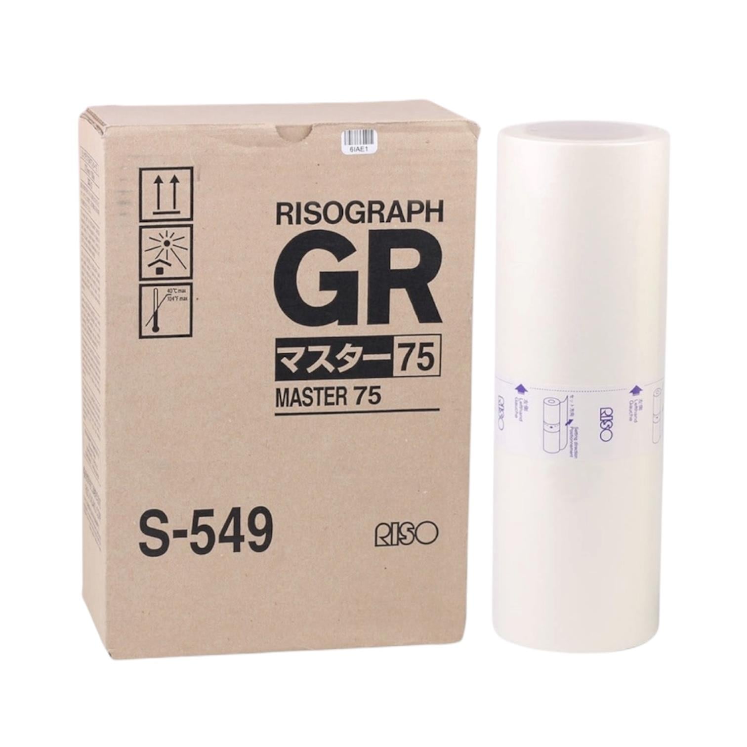 Riso S-549 Orjinal B4 Master GR 1700 1750 2700 2710 2750 3710 (Adet fiyatıdır)