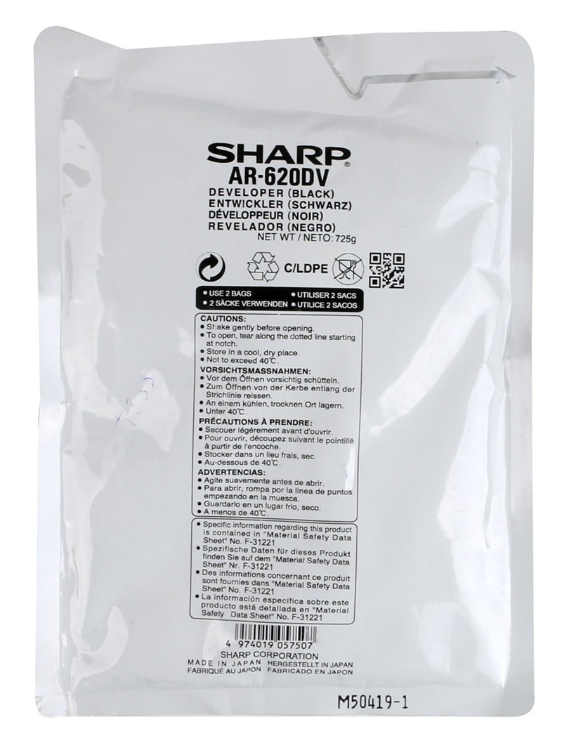 Sharp AR-620DV Orjinal Developer AR - MX550-620-700