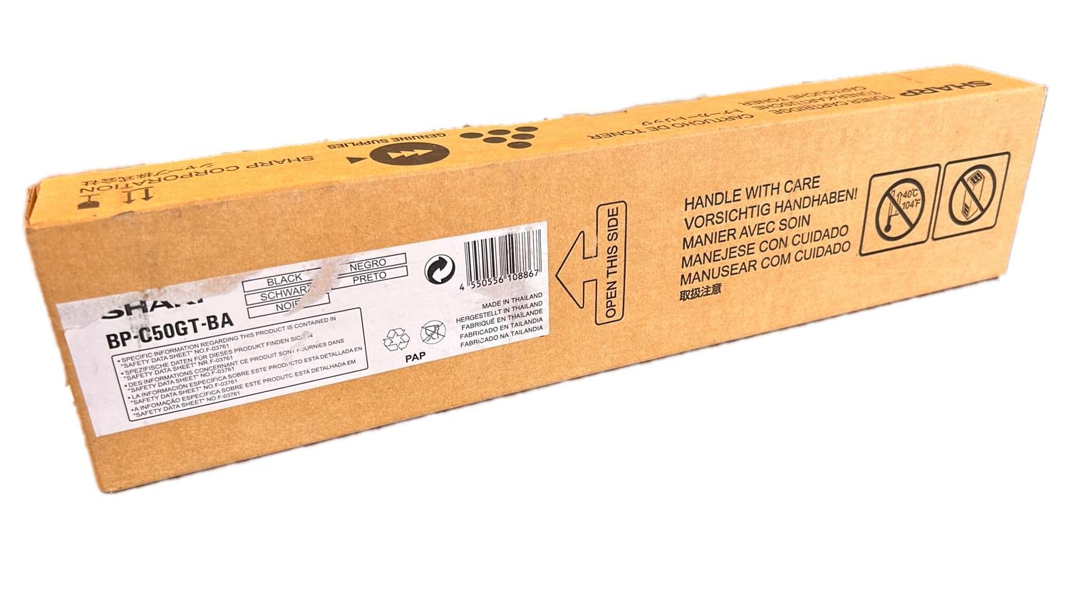 Sharp BP-C50GT-BA Orijinal Siyah Toner BP-C530 BP-C540 BP-C535 BP-C545