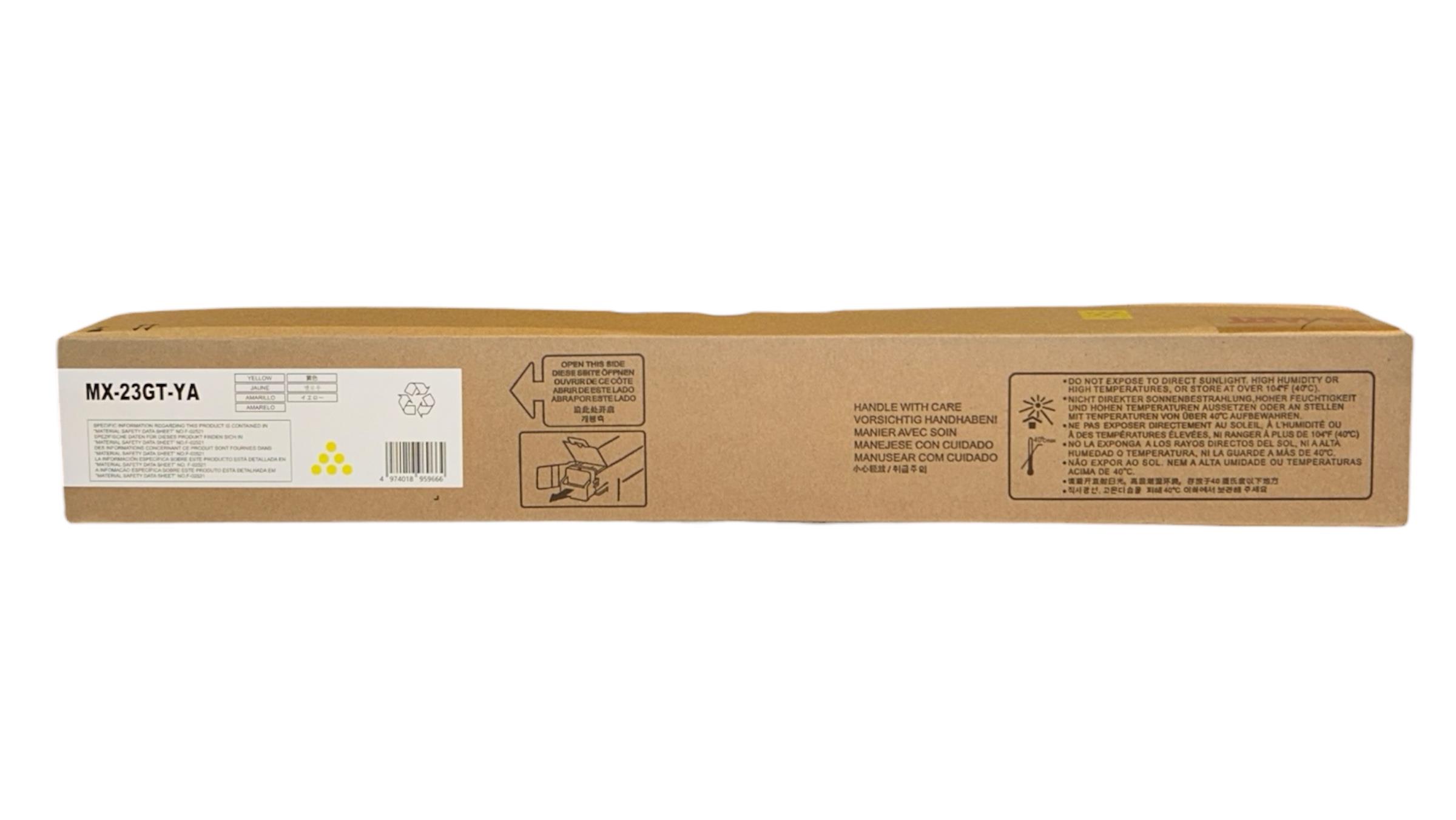 Sharp MX-23GT-YA Smart Sarı Toner MX-2010 2310 3111 2314 2614 3114