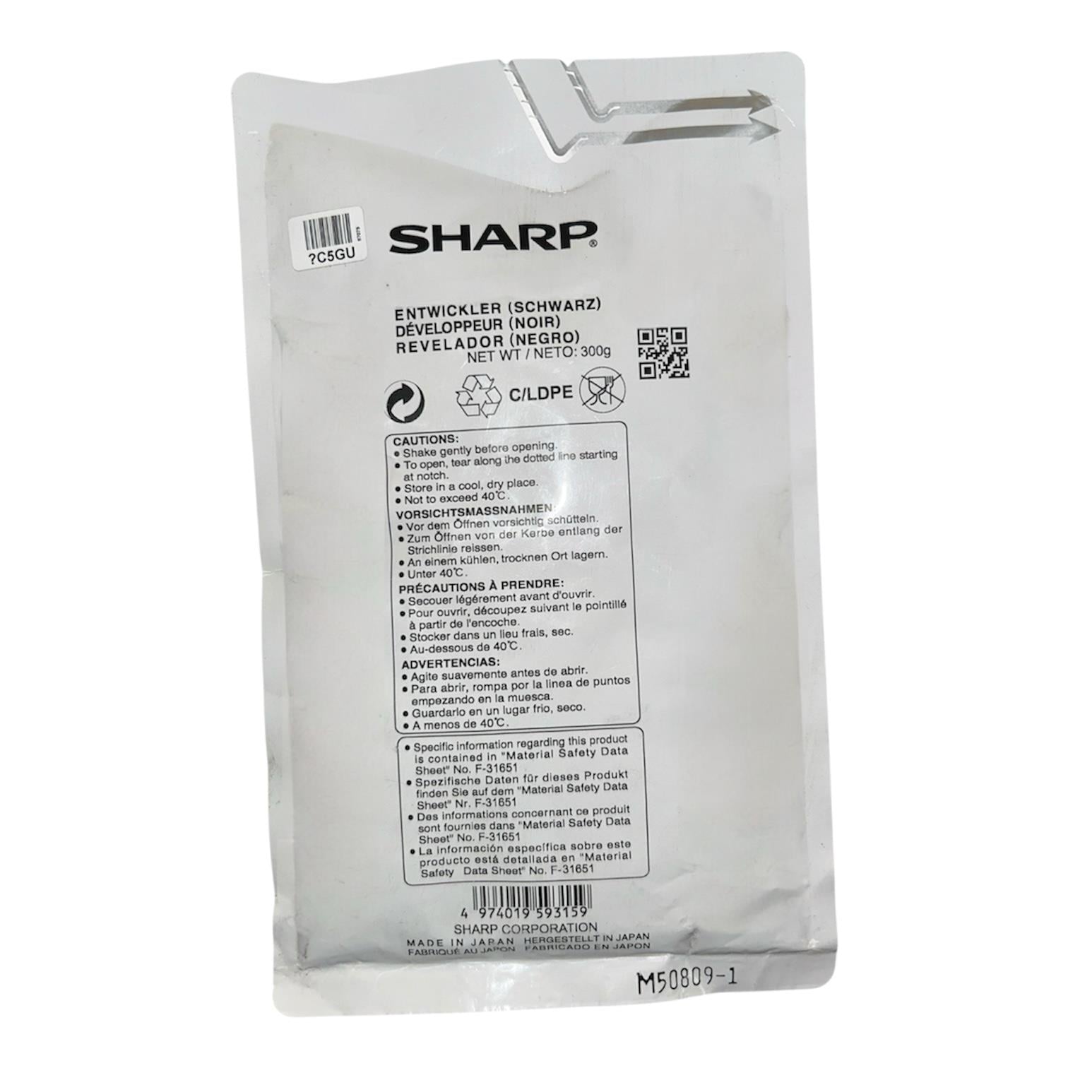 Sharp MX 315GV Orijinal Developer  MX M265N  M266N  M316N  M356  300GR