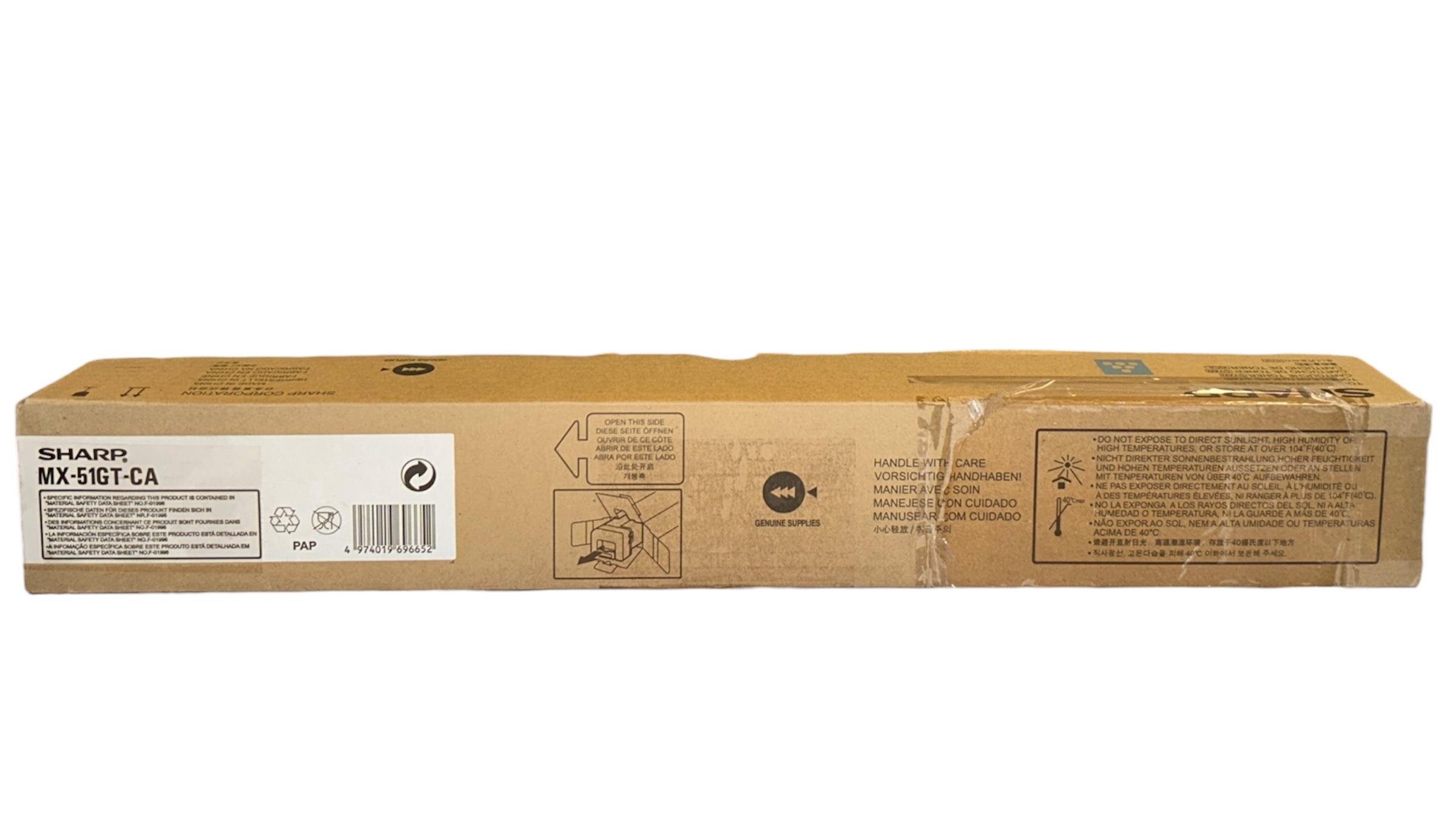 Sharp MX-51GT-CA Orijinal Mavi Toner MX 4110 4111 4112 4140 5110 5112 5140