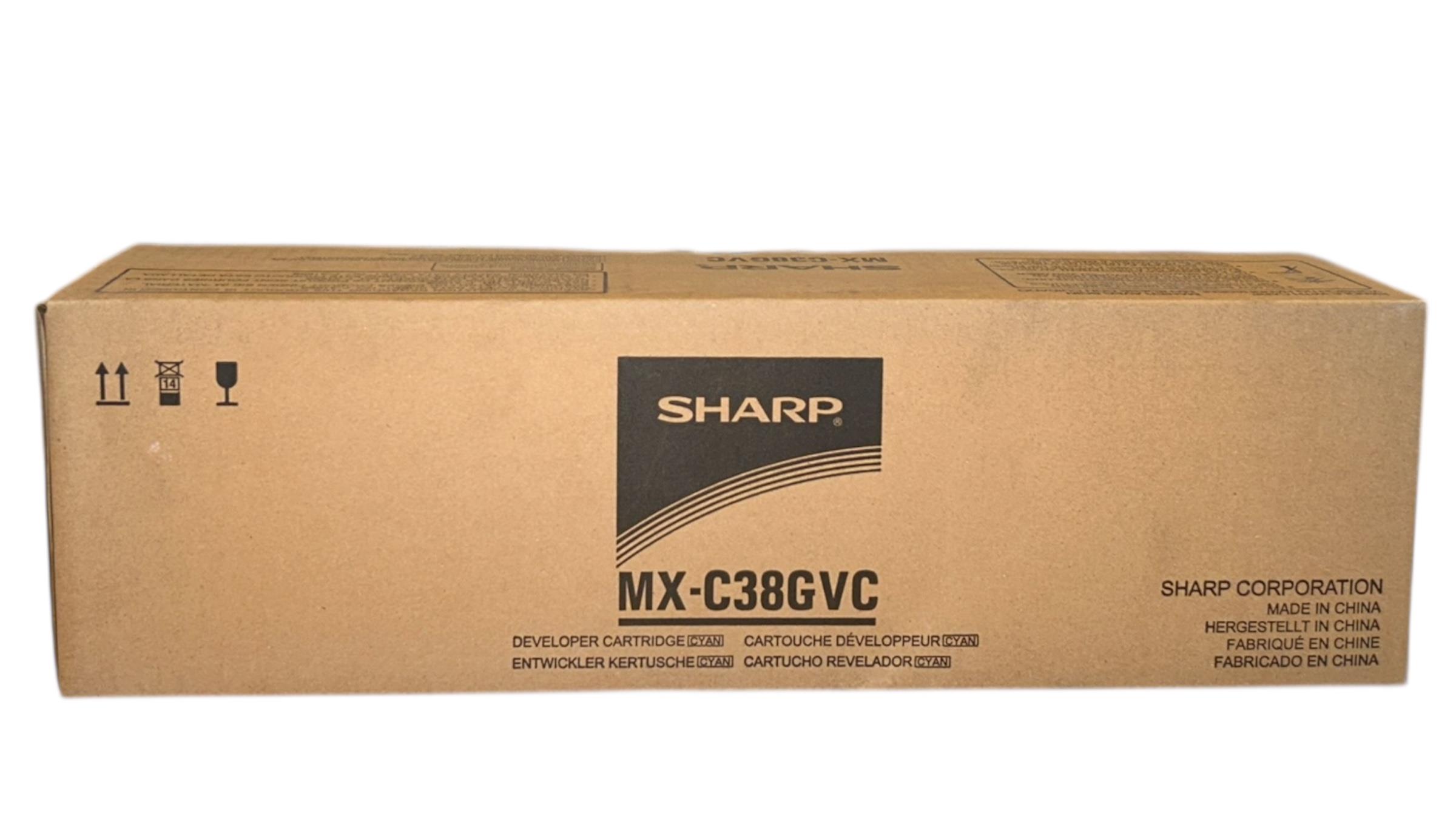Sharp MXC38GVC Developer Unit Cyan Original MX-C310 C311 C380 C381 MX-B381