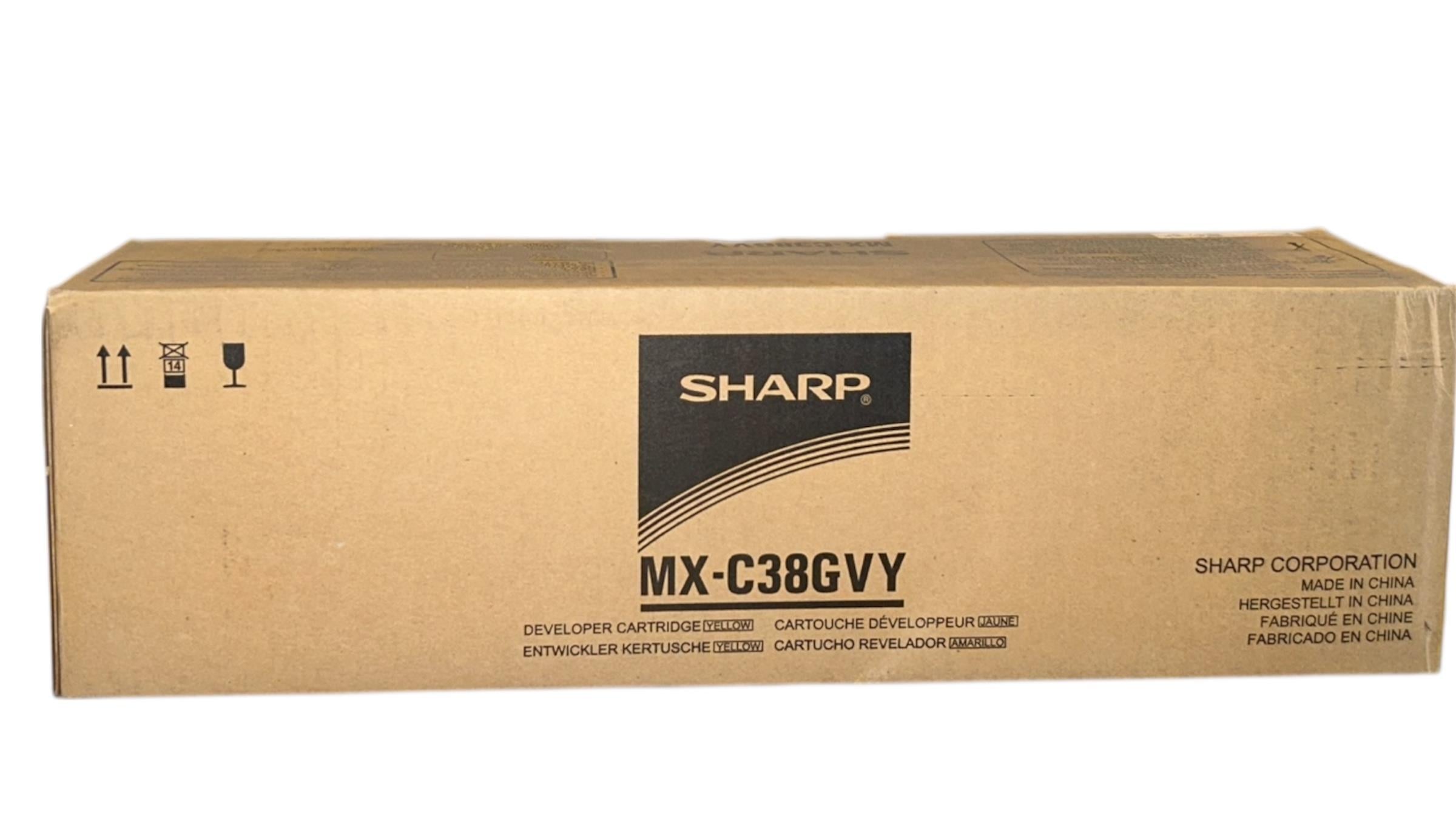 Sharp MXC38GVY Developer Unit Sarı Original MX-C310 C311 C380 C381 MX-B381