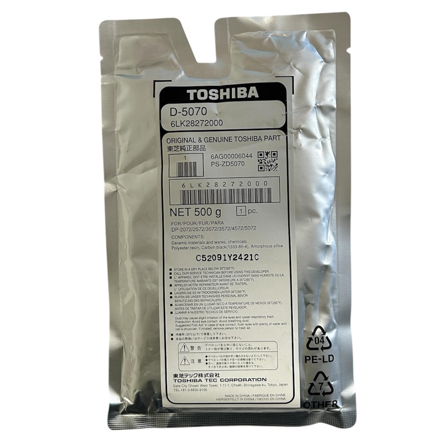 Toshiba D-5070 Orjinal Developer e-Studio 257  307  357  507 2008 2508 3008 3508