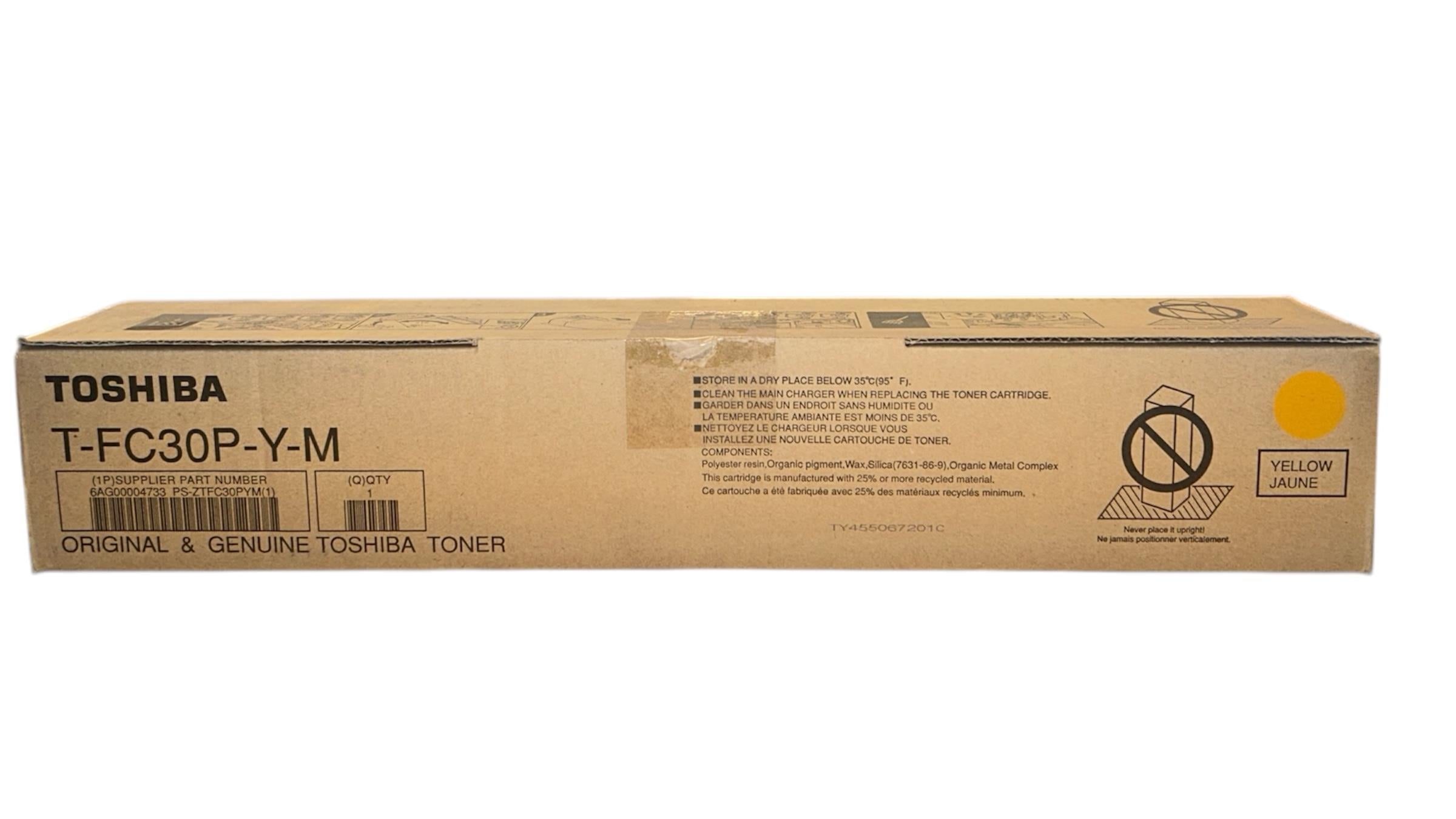 Toshiba T-FC30P-Y-M Orijinal Sarı Toner E-Studio 2050 2550 2051 2551