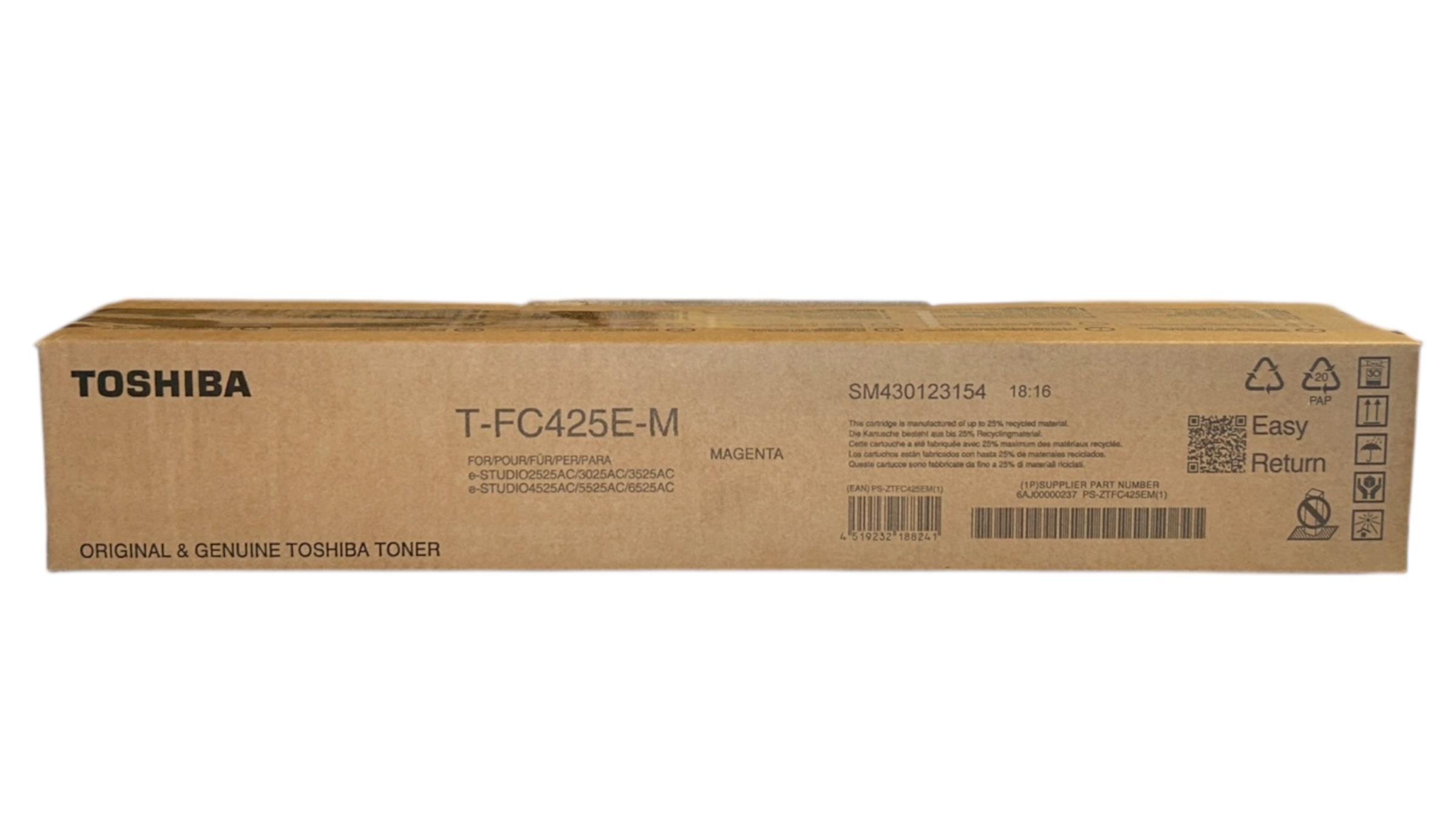Toshiba T-FC425E-M Orijinal Kırmızı Toner E-Studio 2020AC 2520 2525 3025 4525AC