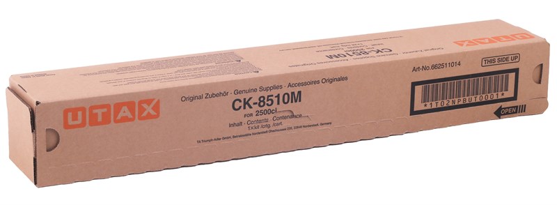 Utax / Triumph Adler 2500ci Orjinal Kırmızı Toner CK-8510 (662511014)