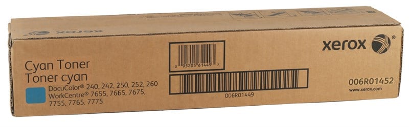 Xerox Workcentre  7665-7675-7755-7765 Orjinal Mavi Toner DC240-250 (006R01452)