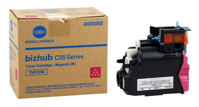 Konica Minolta TNP-22 Orjinal Kırmızı Toner Bizhub C35 (A0X5352)
