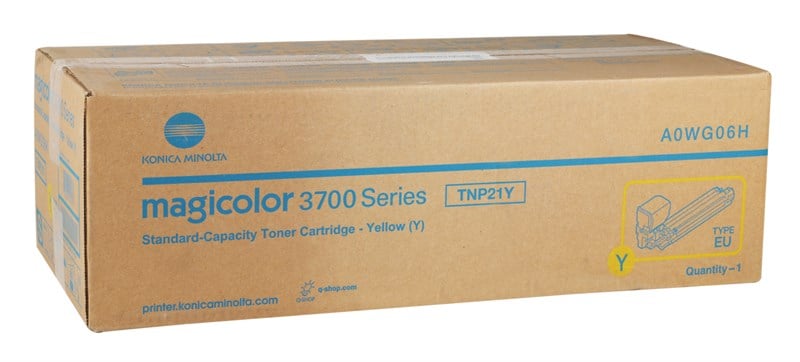 Konica Minolta TNP-21Y Orjinal Sarı Toner MC 3730 (A0WG06H) (3K)