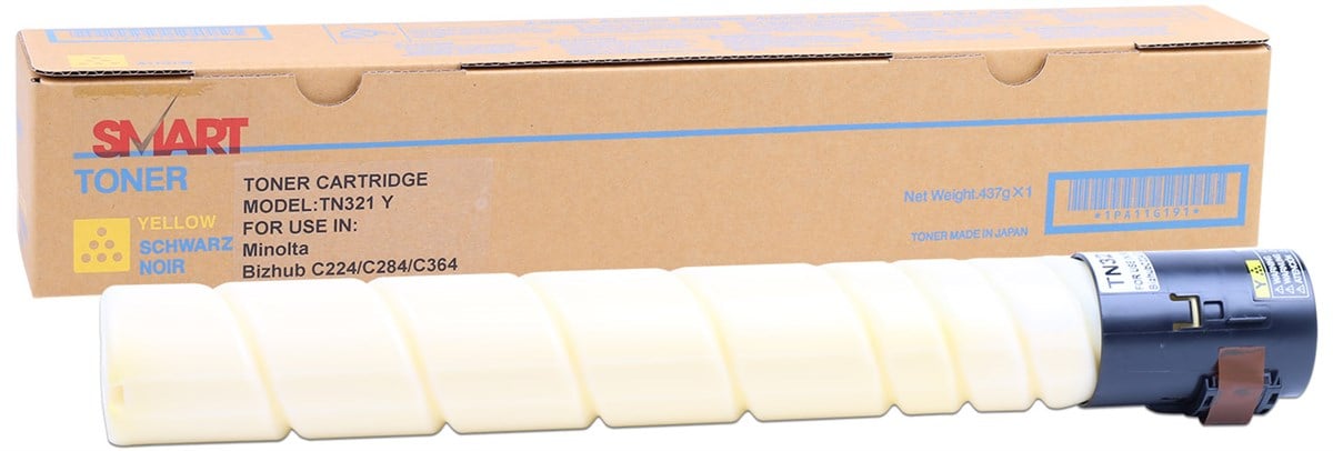 Konica Minolta TN-321 Smart Sarı Toner Bizhub C224-C284-C364