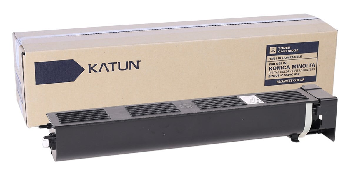 39250-Konica Minolta TN-611 Katun Siyah Toner C-550-650