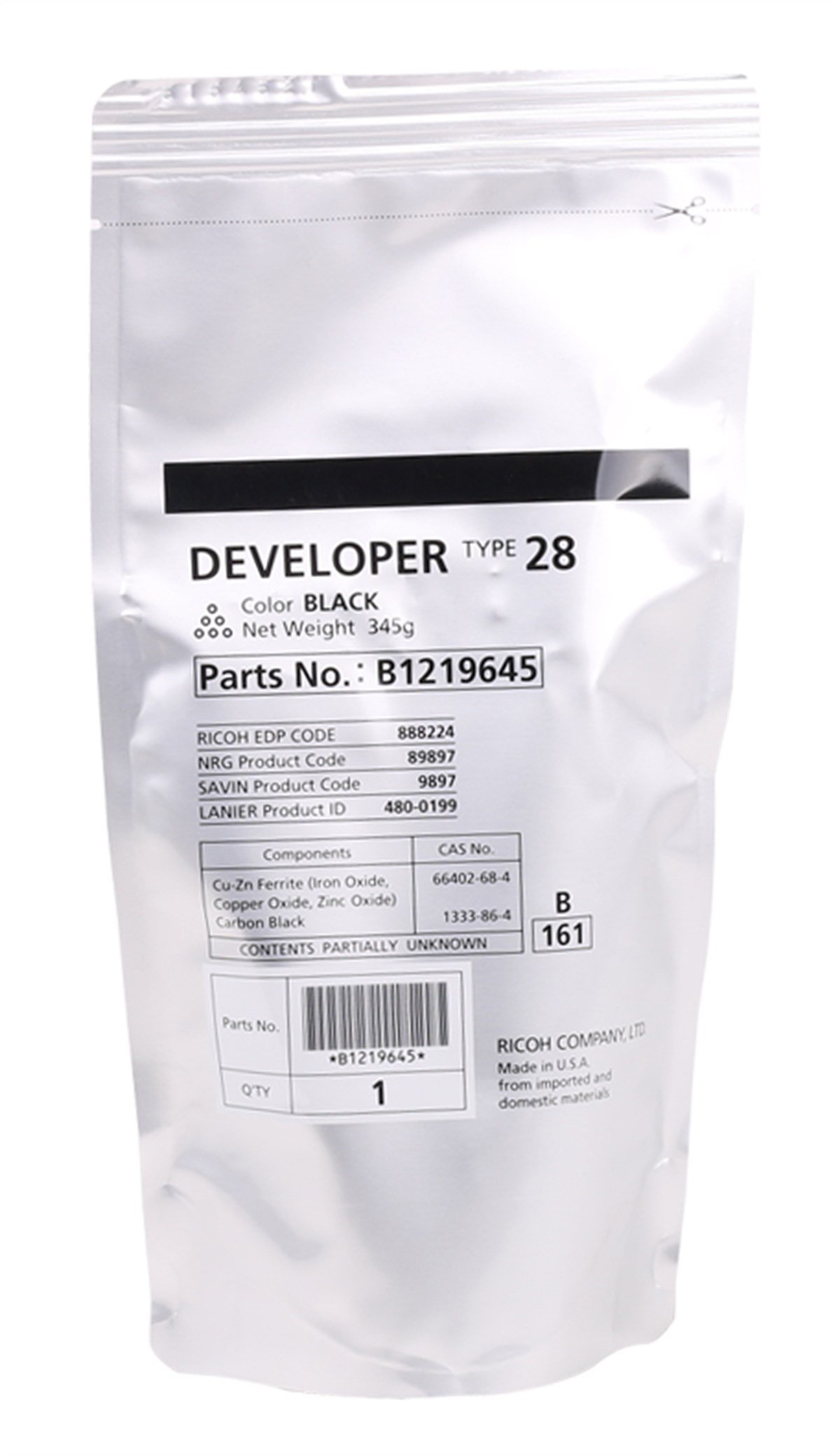 Ricoh TYPE-28 Orjinal Developer Afc-2015-2016-2018-2020-MP1600-2000-2510