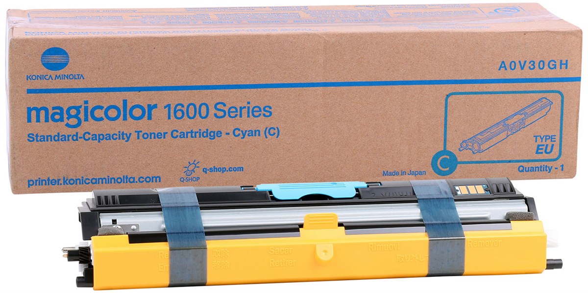 Minolta 1600W Orjinal Mavi Toner 1650EN-1680-1690MF (A0V30HH) (2.500 Sayfa)