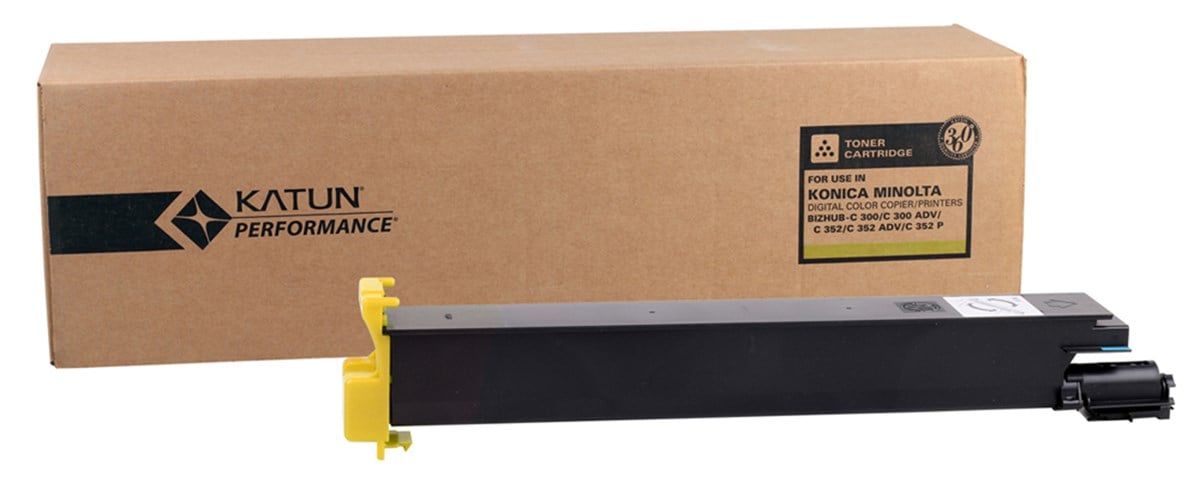35299-Konica Minolta TN-312 Katun Sarı Toner C300-352