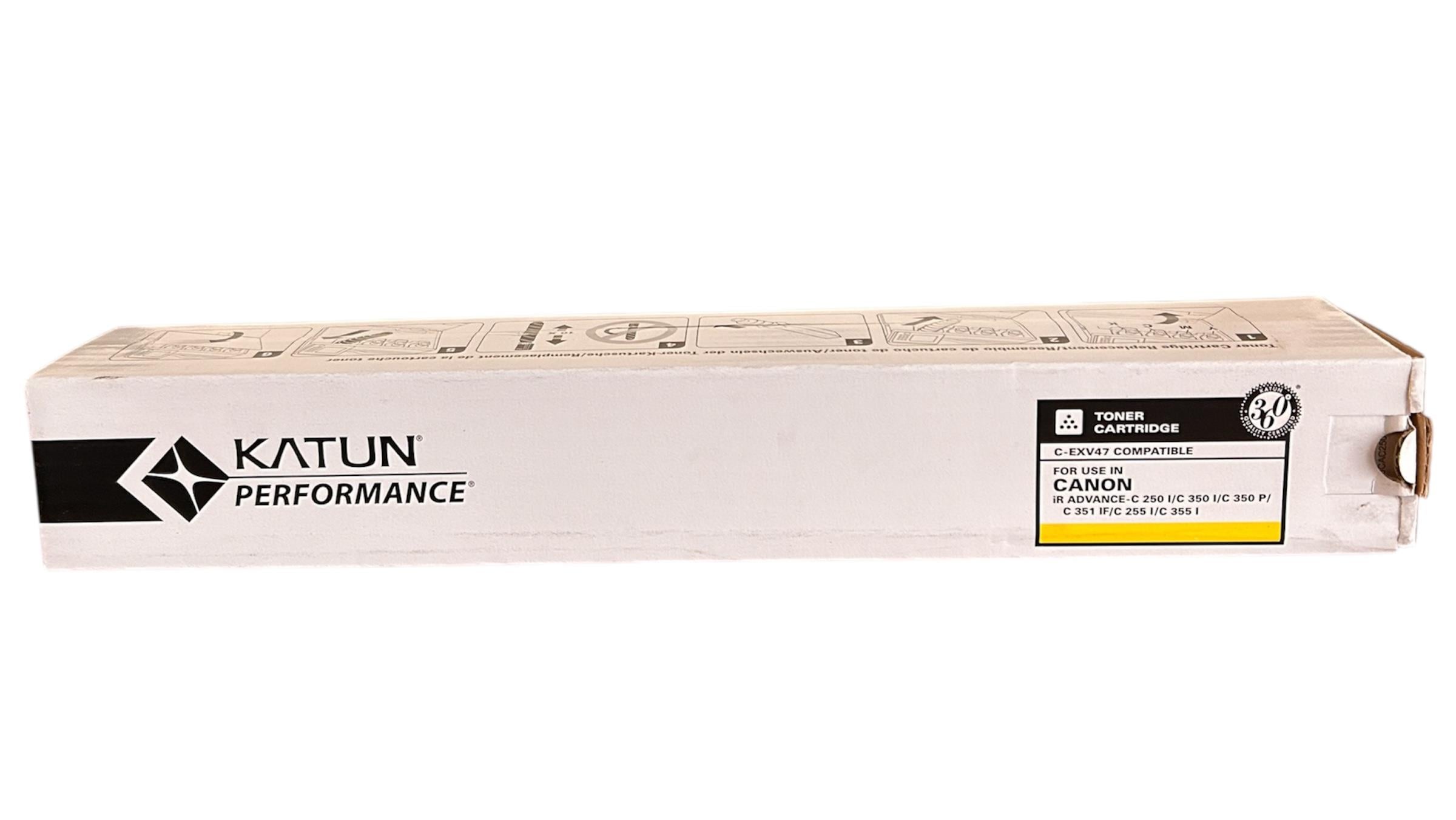 47950-Canon EXV-47 Katun Sarı Toner IR-C  -250i  -255i  -350i  -355i