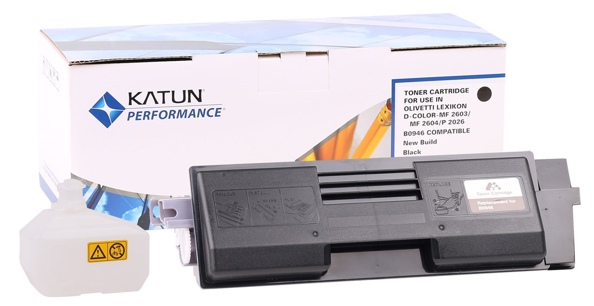 43822-Olivetti Siyah Toner  D-Color MF 2603-2604-2613-2026 (TK-590)
