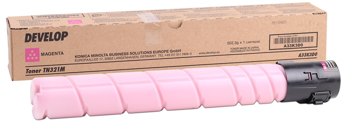 Develop TN-321 Orjinal Kırmızı Toner İneo +224 +284 +364