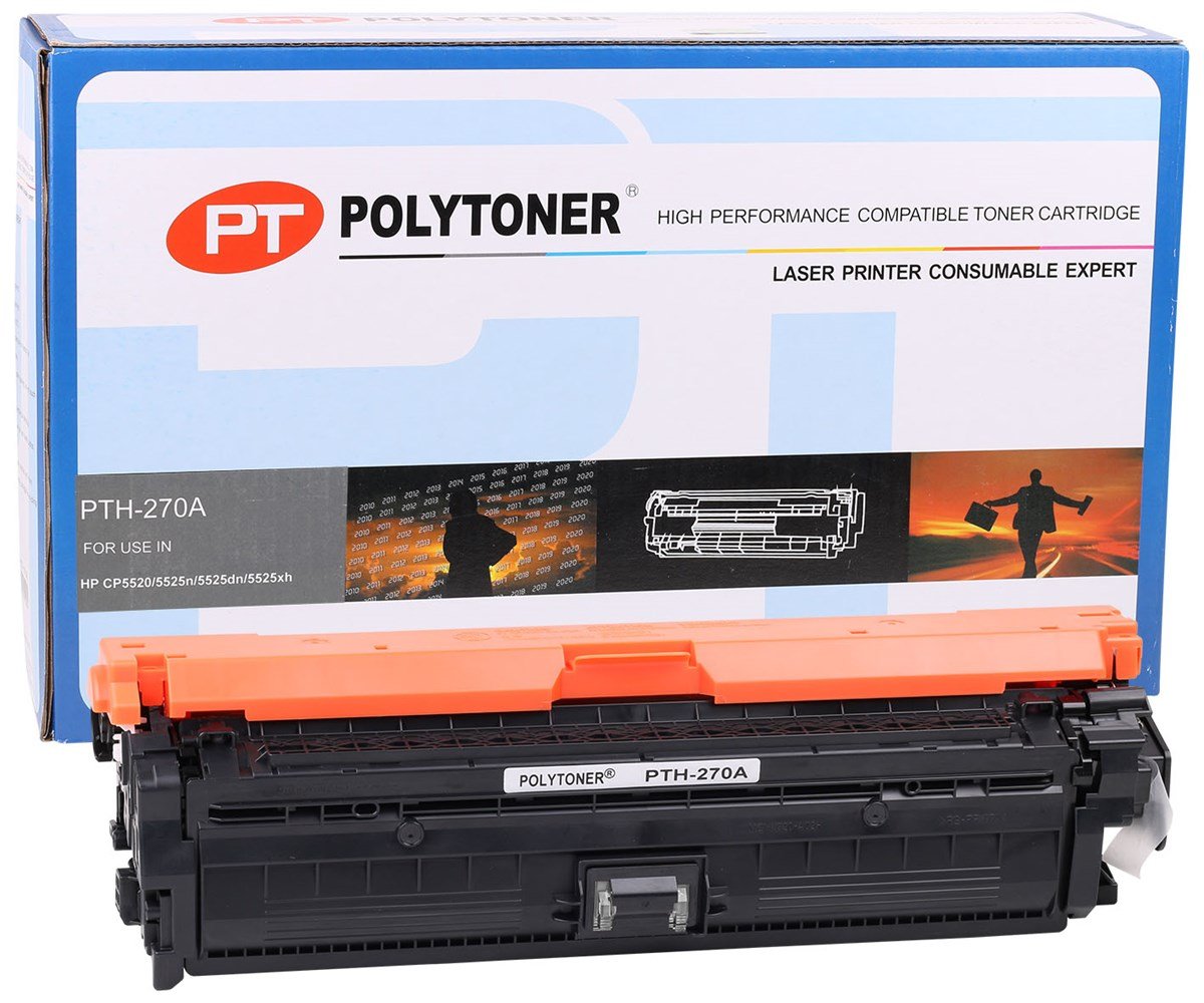 HP CE270A Polytoner Siyah CP5520-5525n-5525dn-5525xh