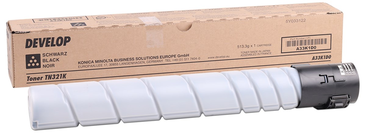 Develop TN-321 Orjinal Siyah Toner İneo +224 +284 +364