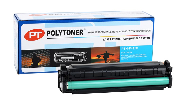 HP CF411X Polytoner Mavi M452 M477 (CF377A-CF378A-CF379A-CF388A-CF389A)