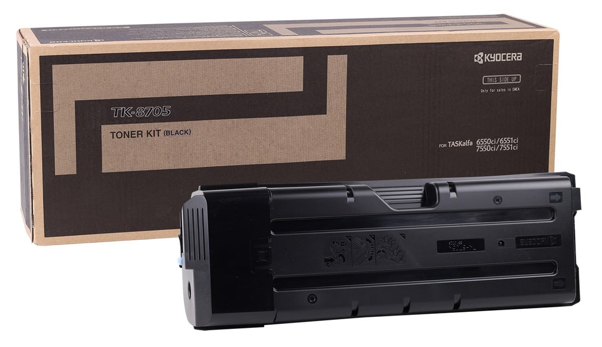 Kyocera Mita TK-8705 Orjinal Siyah Toner Taskalfa 6550ci-7550ci