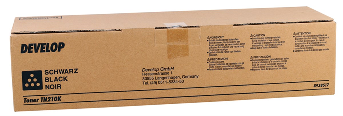 Develop TN-210 Orjinal Siyah Toner İneo +250 +251 +300