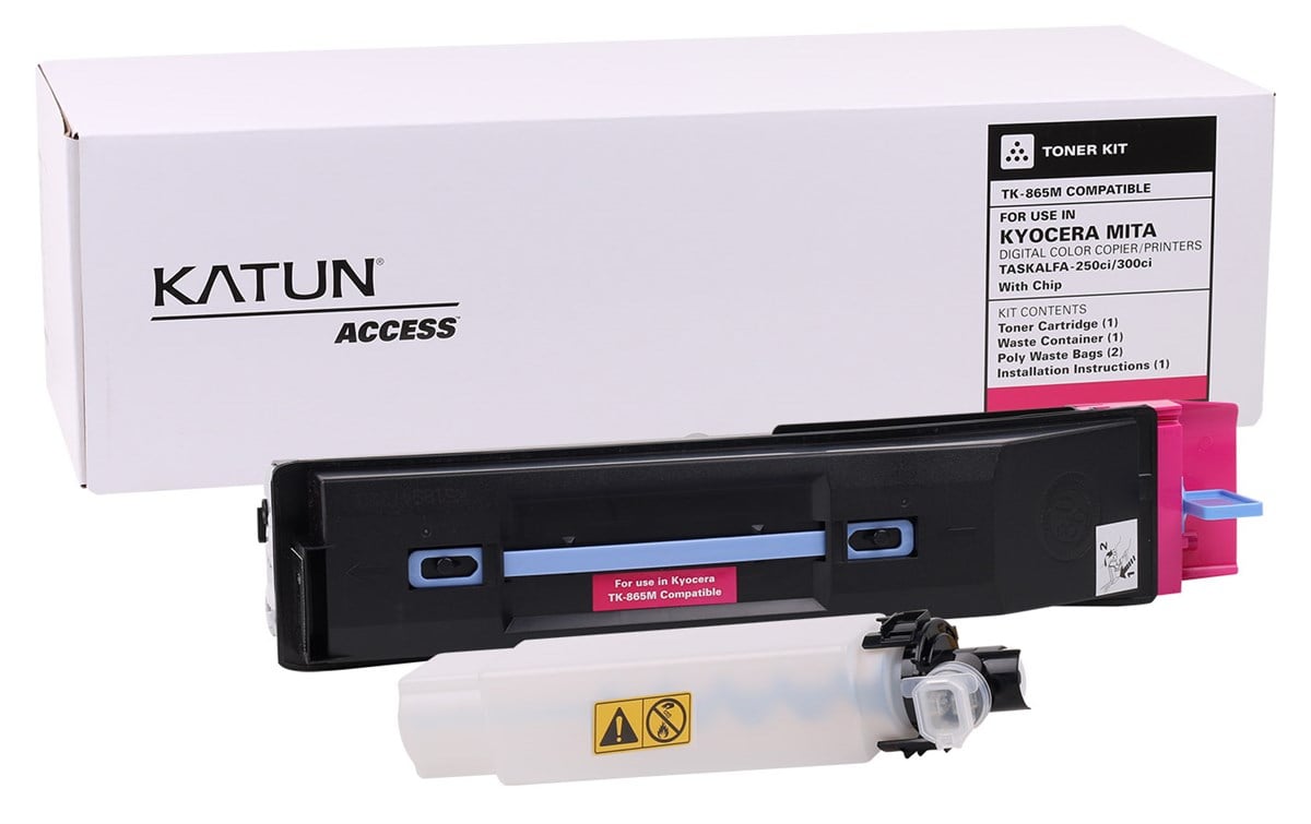 43232-Kyocera Mita TK-865 Katun Kırmızı Toner Taskalfa 250ci-300ci