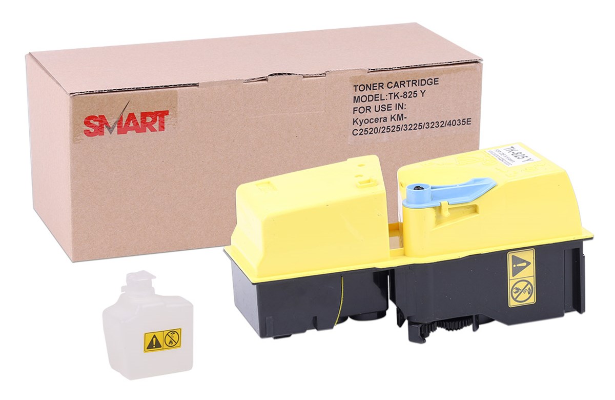 Kyocera Mita TK-825 Smart Sarı Toner KM-C 2520-2525-3225-3232-4035