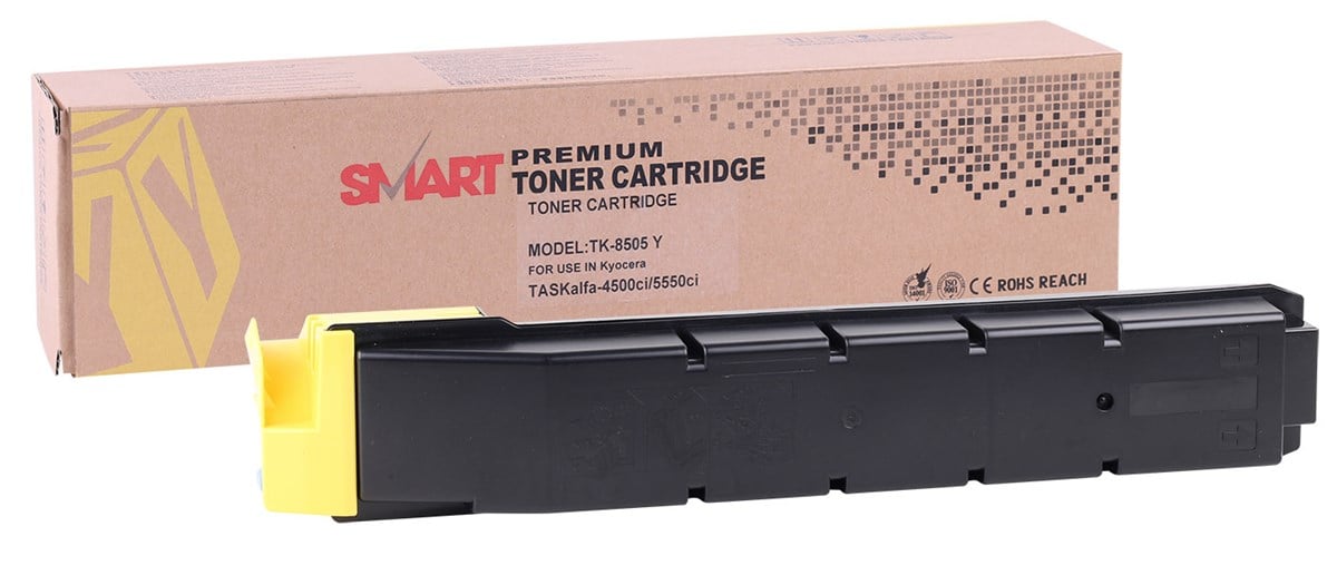 Kyocera Mita TK-8505 Smart Toner Sarı . TASKALFA 4550Cİ-4551Cİ-5550Cİ
