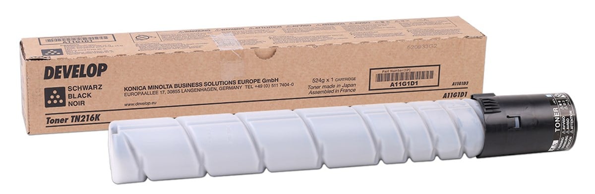 Develop TN-216 Orginal Renkli Toner Siyah . İneo +220/+280