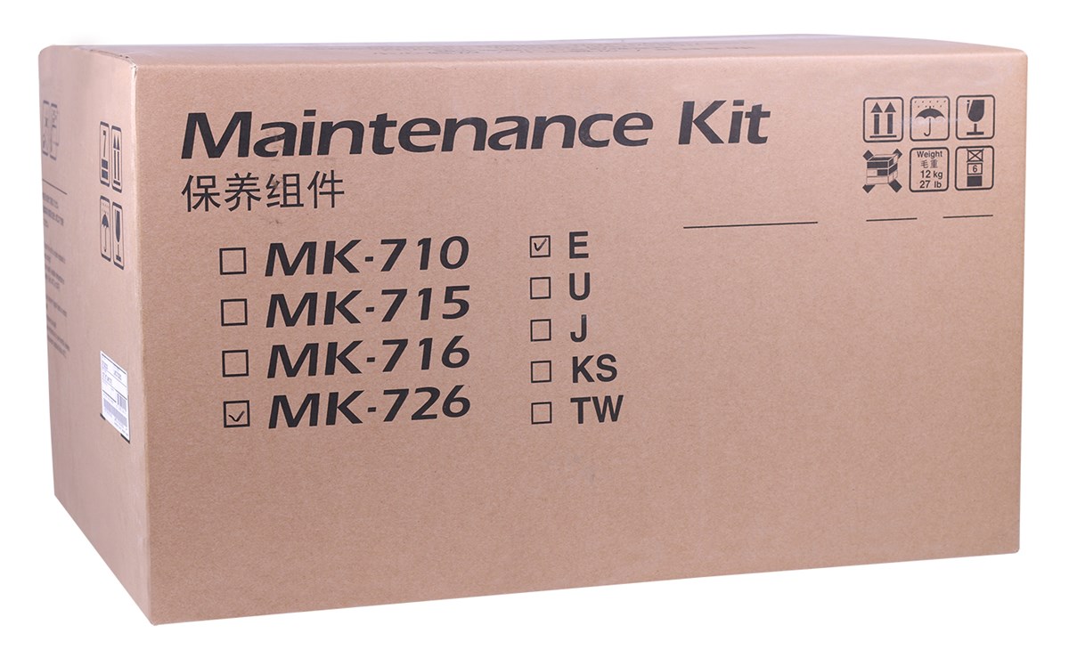 Kyocera Mita MK-726 Orginal Drum Unit . Taskalfa 420İ/520İ / Utax CD-1242-1252