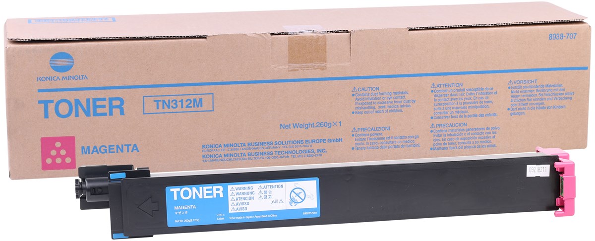Konica Minolta TN-312 Orjinal Kırmızı Toner C300-352