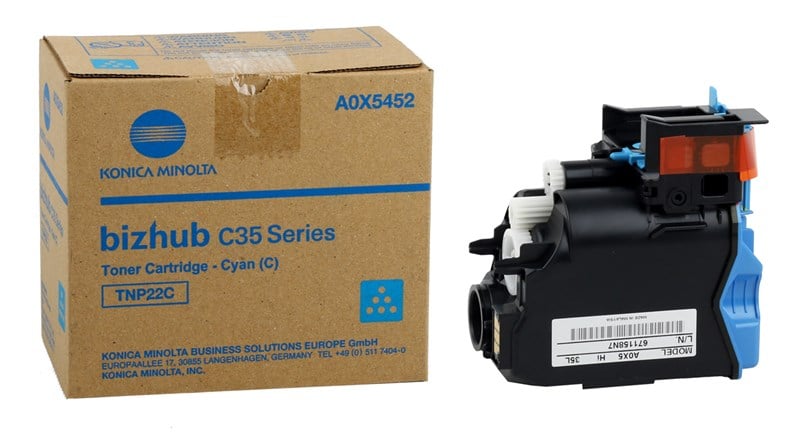 Konica Minolta TNP-22 Orjinal Mavi Toner Bizhub C35 (A0X5452)