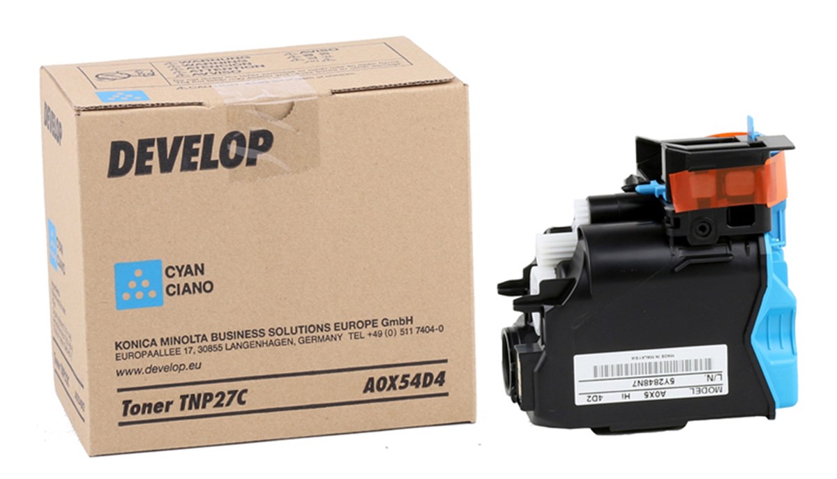Develop TNP-27 Orjinal Mavi Toner İneo +25 (A0X54D4)