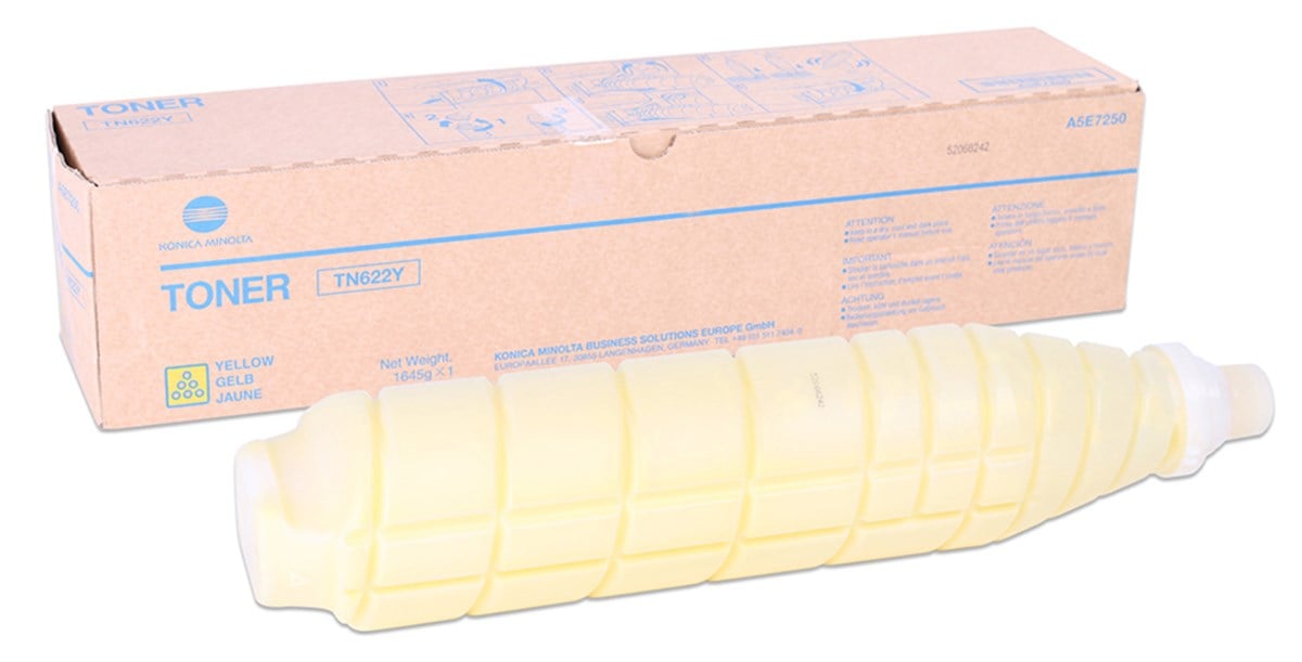 Konica Minolta TN-622 Orjinal Sarı Bizhub Press C1085-C1100 (A5E7250)