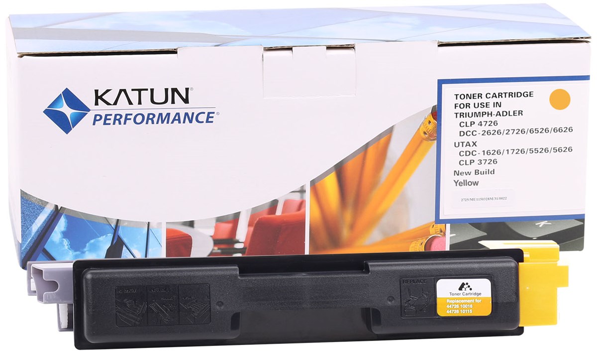 Utax CDC-1626-1726-3726 / Triumph Adler DCC-5526-6526 Katun Sarı Toner (43841)