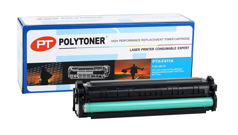 HP CF411A Polytoner Mavi M452-M477 (CF377A-CF378A-CF379A-CF388A-CF389A)